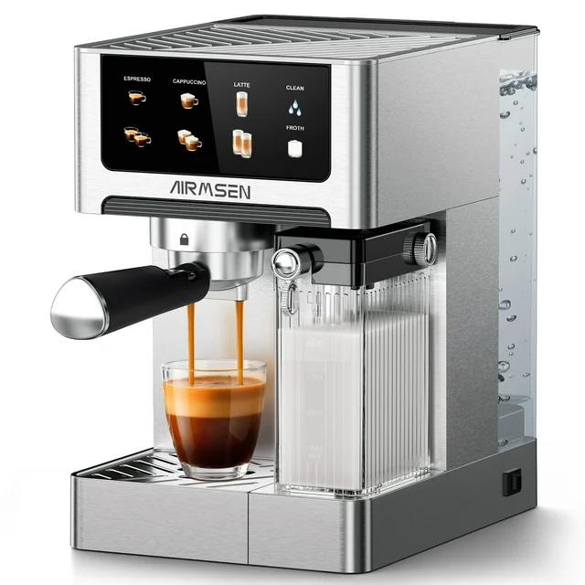 Home 20-Bar Espresso & Milk Frother Machine