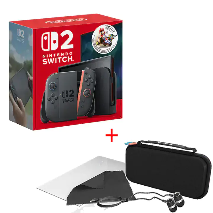 Nintendo Switch 2 + Mario Kart™ World Bundle with Hyperkin Starter Kit