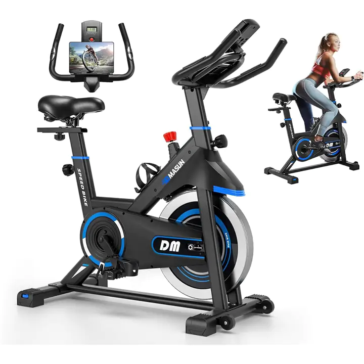 DMASUN Magnetic Exercise Bike, 300 lb Capacity, 100 Micro-levels