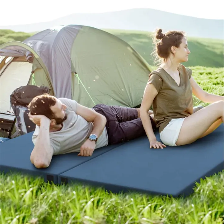 Foldable Camping Mattress with High density foam Cushion