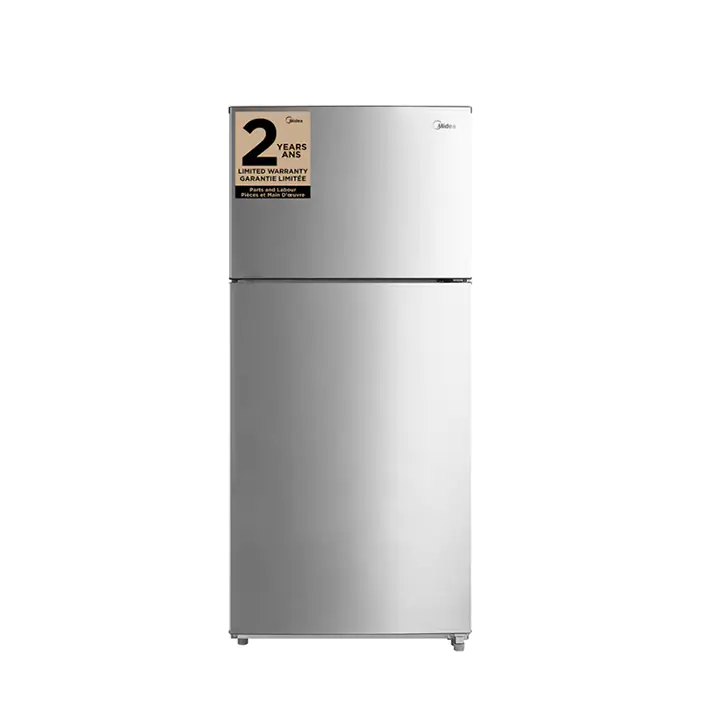 Midea 18 Cu.ft. Top Freezer Fridge - Stainless Steel