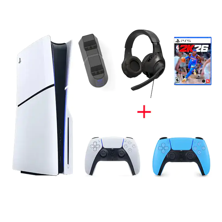 PlayStation5 Slim Disc Edition Bundle with FREE Game