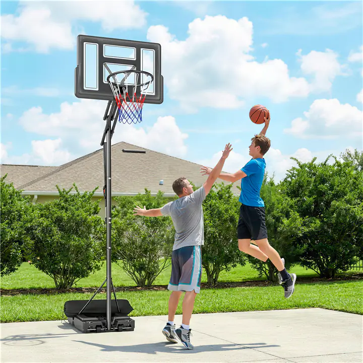 7.7 FT to 10 FT Adjustable Basketball Hoop