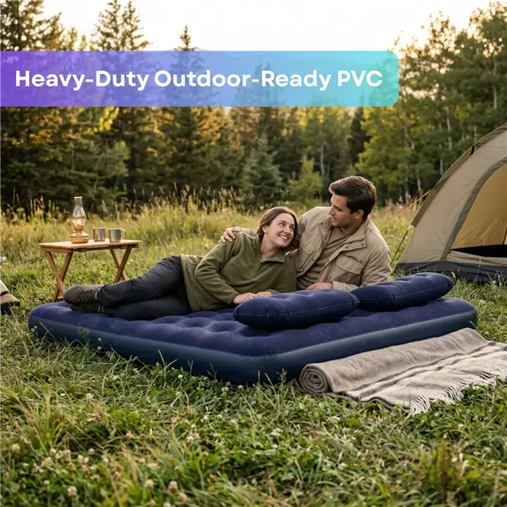 Avenli Queen-size Air Mattress Bundle with Pillow & Hand Pump