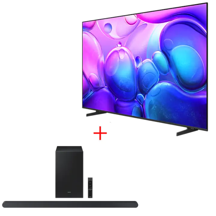Samsung 75” QLED Q6F 4K Smart TV + Soundbar HW-S700D 3.1 ch Sub Woofer