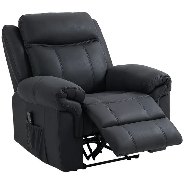 Massage Recliner Chair with 8 Motors, 5 Modes and Microfiber Upholster