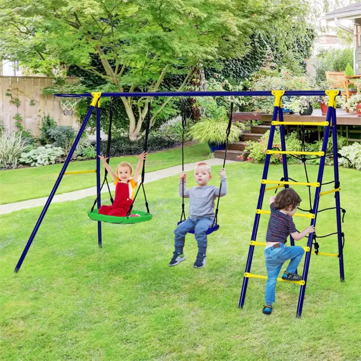 5-In-1 Outdoor Activity Swing Set