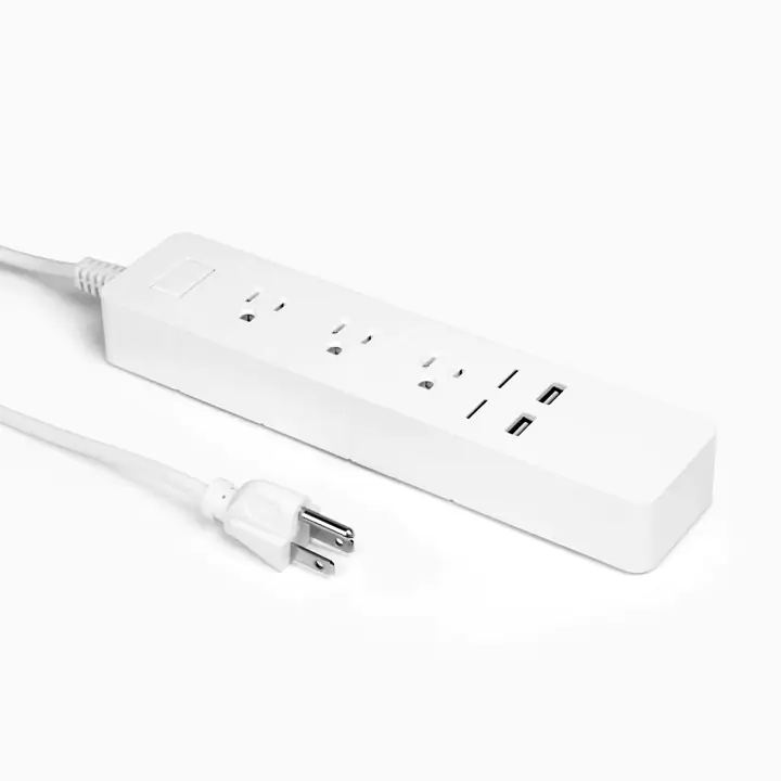 Aluratek eco4life SmartHome WiFi 3-Port Surge Strip with USB Charging