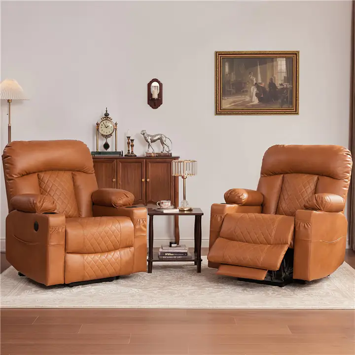 Power Lift Recliner Chair, Dual Motor, Heat & Massage, USB Ports