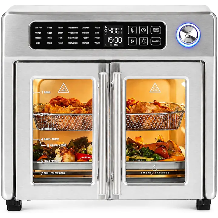 Emeril Lagasse - 26QT Air Fryer Toaster Oven Combo with 25 Functions
