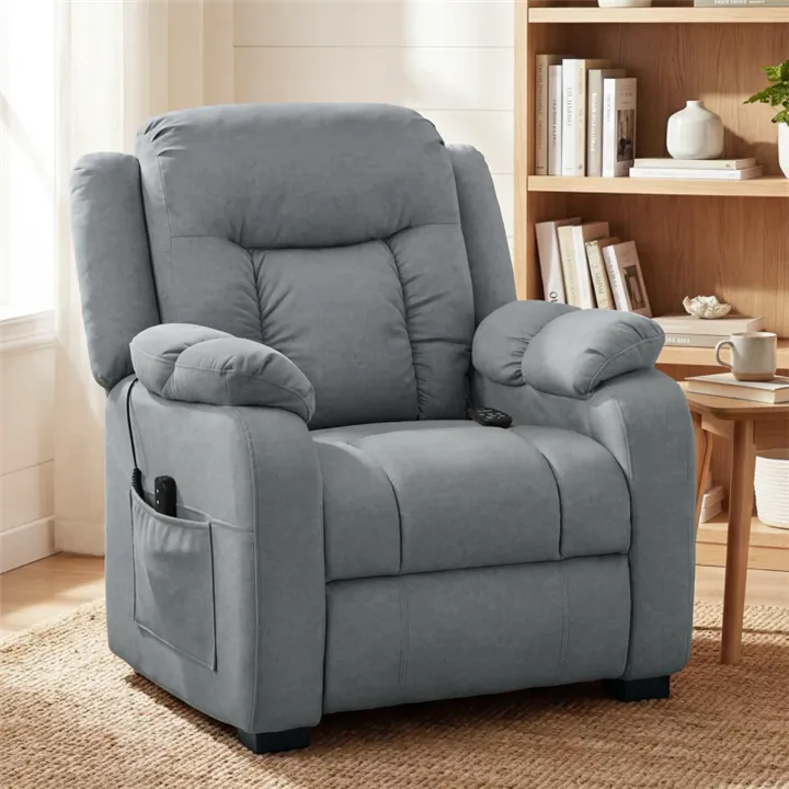 Electric Massage Recliner Chair - Grey