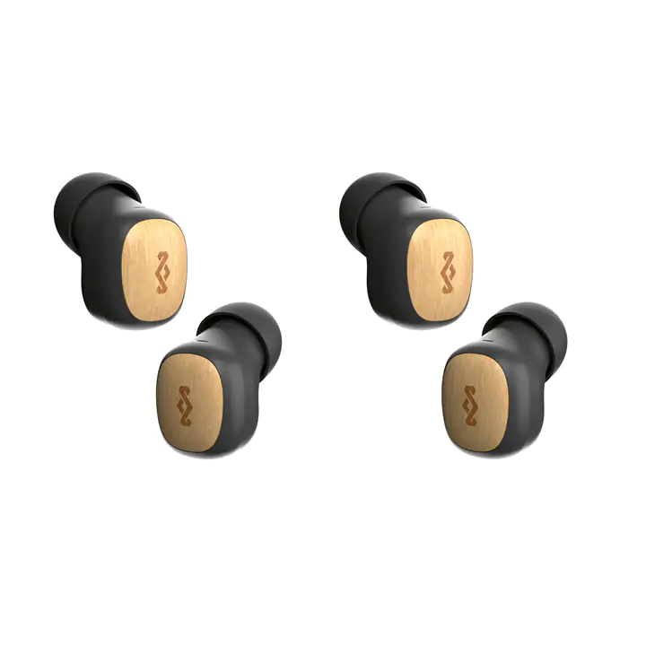 House of Marley Smile Jamaica Mini True Wireless 2 Pack - Black