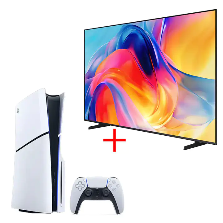 Samsung 65” Mini LED 4K Vision AI Smart TV & PS5 Slim Disc Bundle