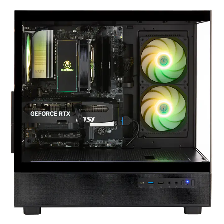 TECHNOID Gaming PC (RX 9070 XT - AMD Ryzen 7 - 32 GB RAM - 1TB SSD) 