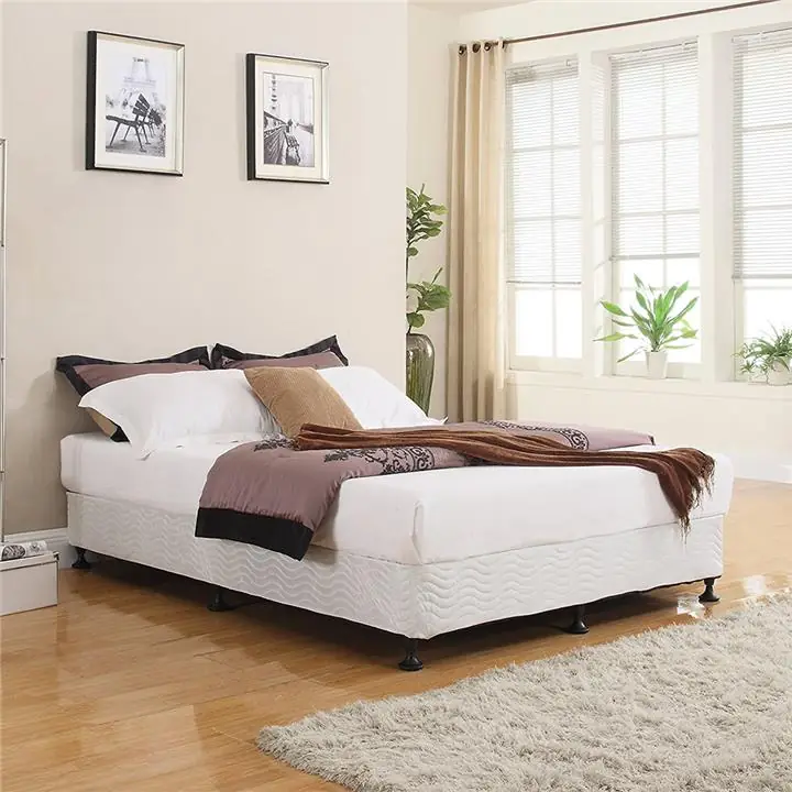 2-in-1 Bed & Box Spring For King