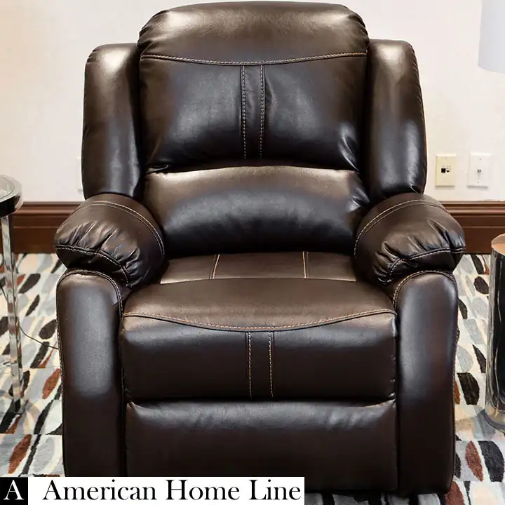 Lorraine Bel-Aire Deluxe Reclining Club Chair in Mocha