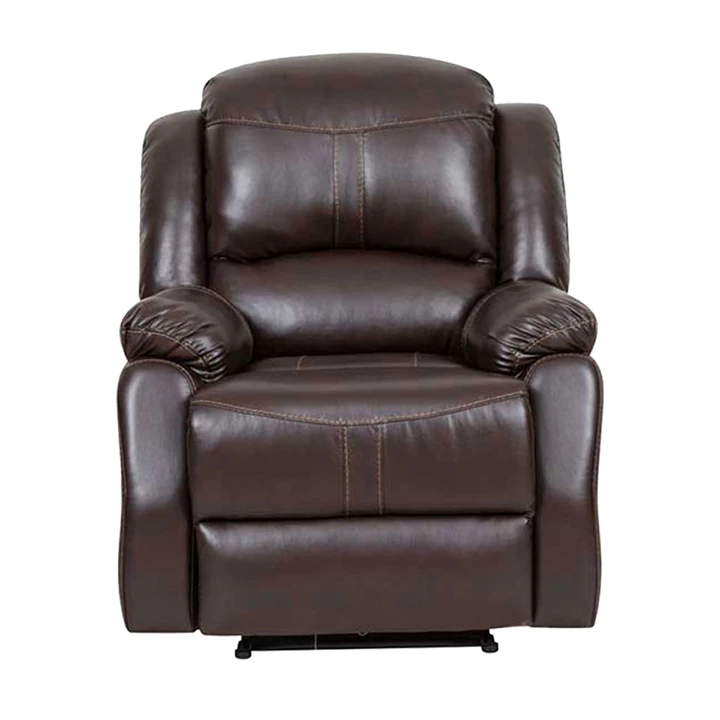 Lorraine Recliner Chair - Mocha Bonded Leather