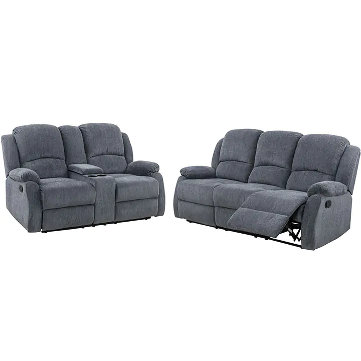 Crawford Recliner Set S/L in Grey