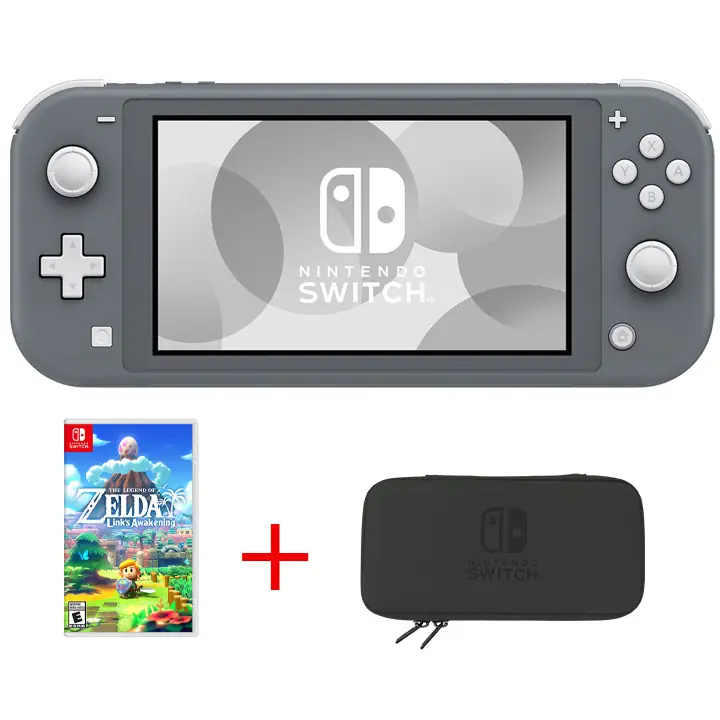Nintendo Switch Lite Gaming Bundle - Grey
