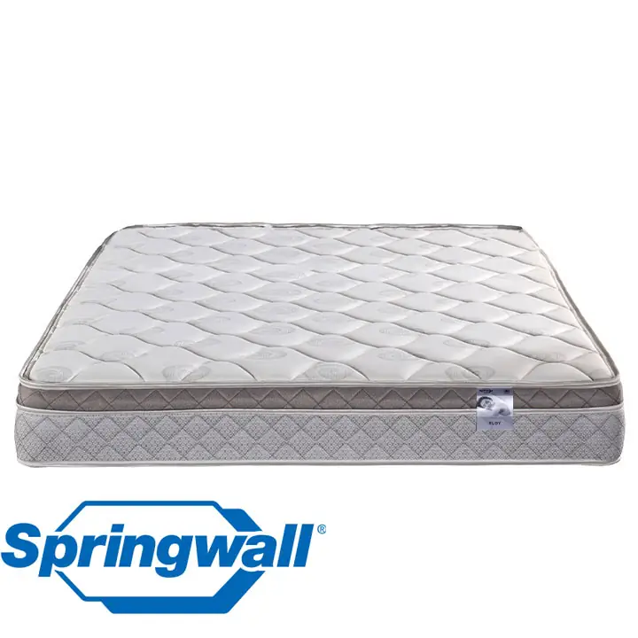 Ruby 9.5" Eurotop Plush Continuous Coil Twin Mattress
