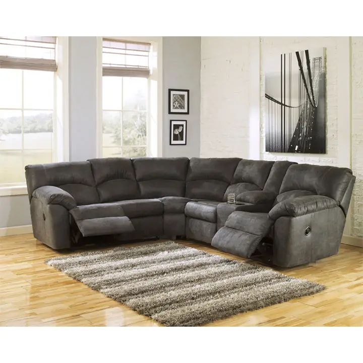 Ashley Tambo Sectional in Pewter