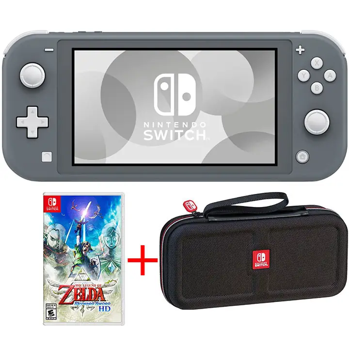 Nintendo Switch Lite - Grey Bundle