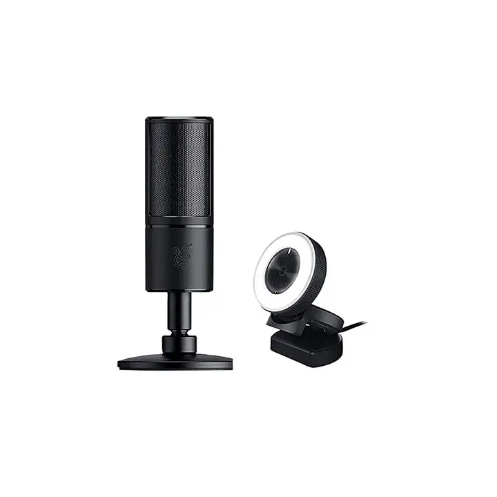 Razer Kiyo Webcam & Seiren X Microphone Streaming Kit