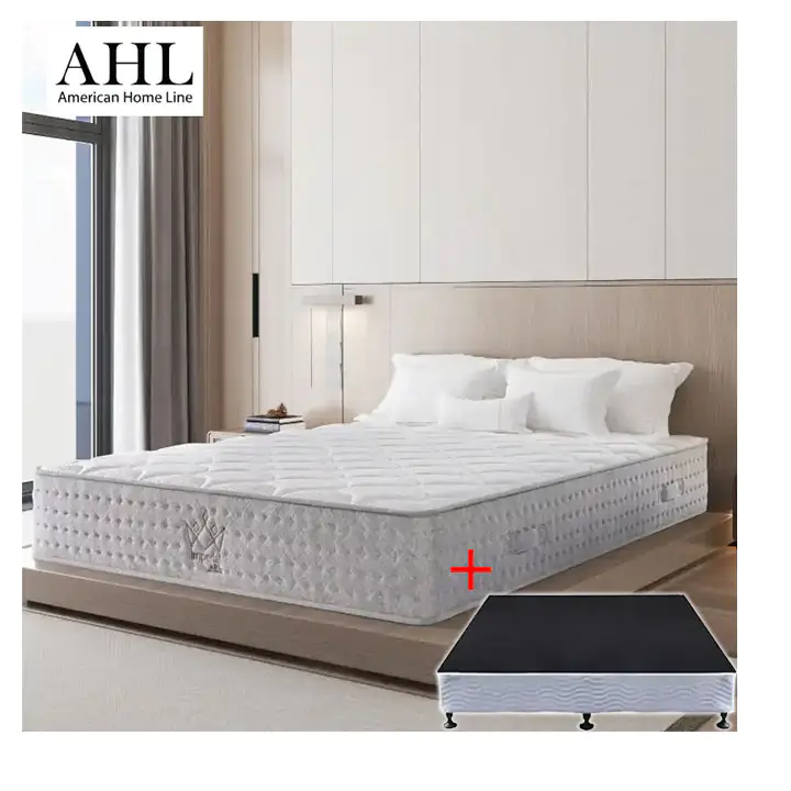 Imperial 12" Gel Memory Foam Queen Mattress 2in 1 Set