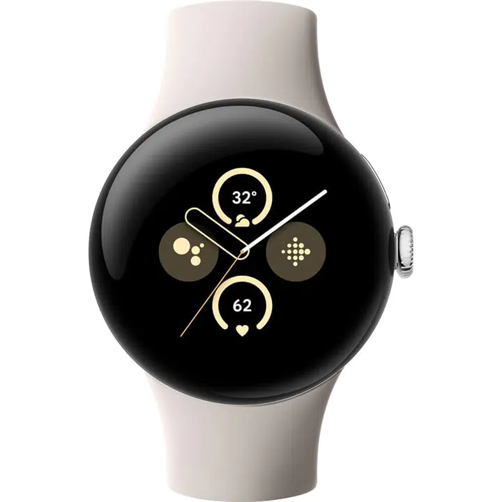 Google Pixel Pixel Watch 2 Smart Watch with Wi-Fi - Porcelain Silver