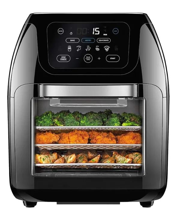 Multifunctional Digital Air Fryer+ Rotisserie, Dehydrator, Convection 
