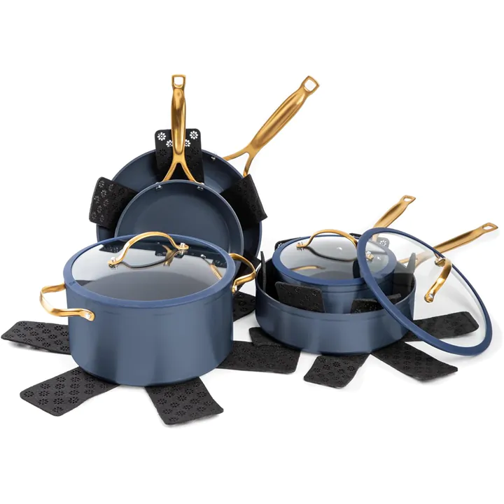 12-Piece Culinary Utility Array with Enhanced Surface Tech.