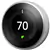 Google Nest Thermostat d'apprentissage - Acier inoxydable