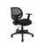 Chaise de bureau en maille noire Nicer Furniture® avec accoudoirs réglables
