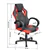 Chaise de jeu ergonomique Nicer Furniture® en rouge