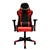 Chaise de jeu Nicer Furniture ® Racing avec coussins de tête rouge