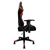 Chaise de jeu Nicer Furniture ® Racing avec coussins de tête rouge