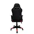 Chaise de jeu Nicer Furniture ® Racing avec coussins de tête rouge