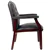 Chaise d'invité en vinyle noir Caressoft de Nicer Furniture®