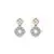 Boucles d'oreilles en diamant en 10K (0,25 ct. T.W.) - Argent et or