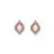 Boucles d'oreilles diamant en 10K (0,13 CT. T.W.) - Rose