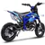 MotoTec Hooligan 60 cc 4 temps à gaz Dirt Bike Bleu