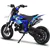 MotoTec Hooligan 60 cc 4 temps à gaz Dirt Bike Bleu