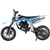 MotoTec Warrior 52cc 2 temps Motocross à gaz pour enfants Bleu