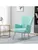 Chaises d'appoint en velours vert clair, chaise de salon moderne