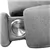 Fauteuil inclinable électrique en tissu gris doux avec chargeurs USB