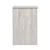 Table de chevet à 2 tiroirs en chêne gris poussiéreux Darsh (23,6” x 1