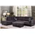 103.5' Wide Linen Sofa & Chaise with Ottoman