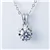 A.C. Jouel 1.0ct Certified Moissanite +925 Silver Necklace