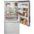 GE® 17.7 Cu. Ft.Réfrigérateur à congélateur inférieur à profondeur de comptoir - Inox