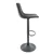 Tabouret réglable et pivotant à 360 degrés Tilbury - Noir anthracite